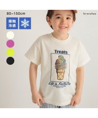 BRANSHES/【接触冷感／アイスT】スパンコール半袖Tシャツ/506106035