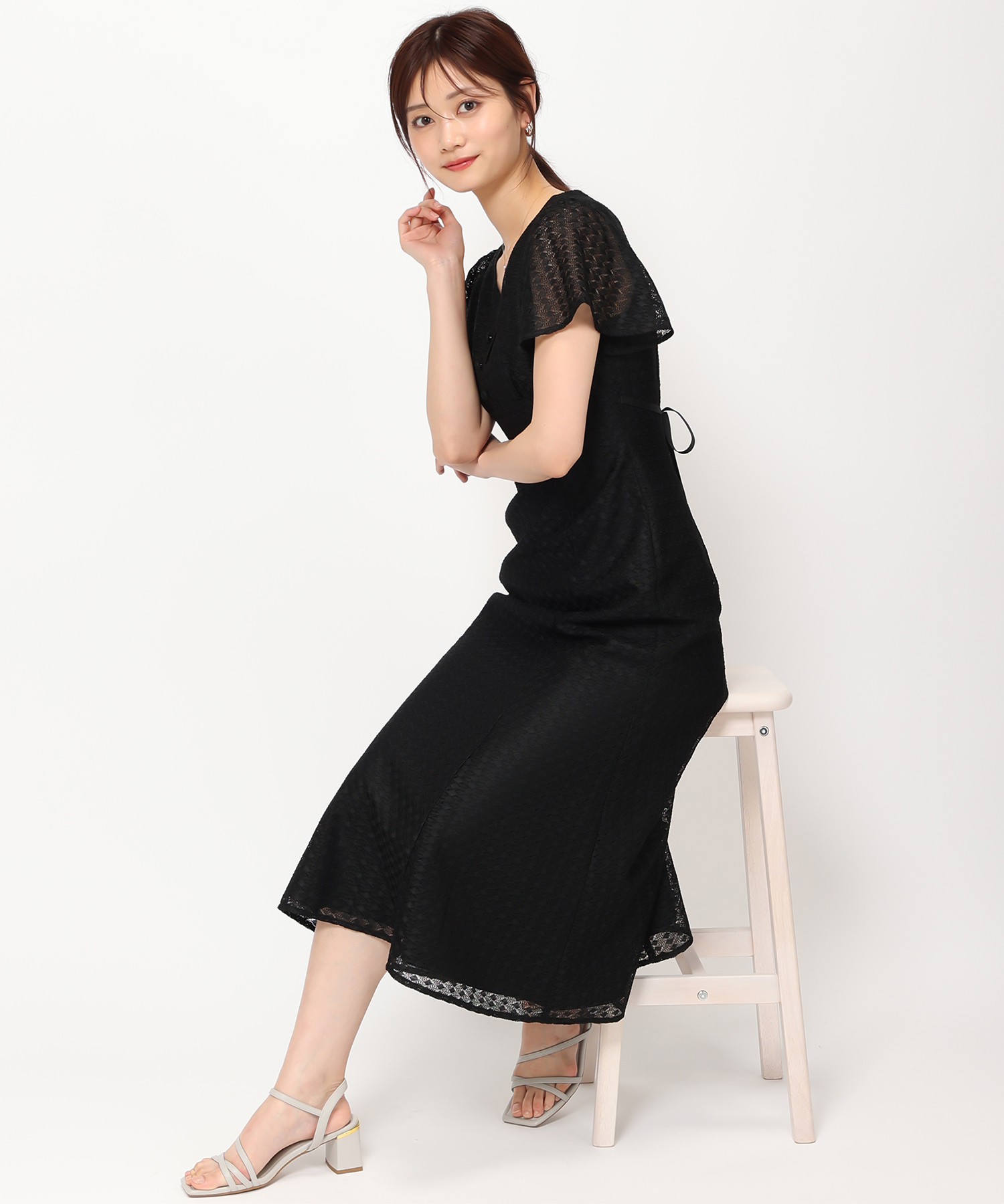 Princi Pessa お花&リボン　レースボアレッグウォーマー Princi Pessa お花&リボン レースボアレッグウォーマー（商品