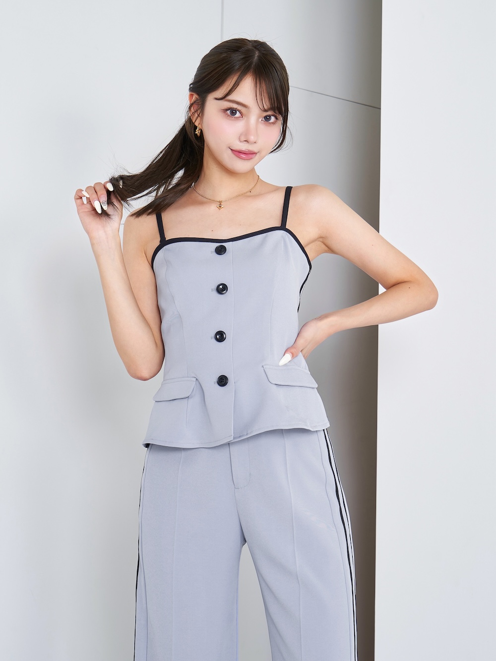 ダーリッチ Darich サイドレースアップショートジャケット
