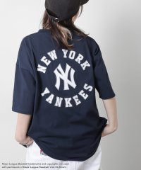 ZIP FIVE/MLB バックサークル半袖Tシャツ/506122914