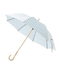 Ober Tashe/オーバータッシェ Ober Tashe 紫外線遮蔽率90％以上 晴雨兼用 日傘 長傘 UVカット 紫外線対策 バンブーハンドル ボーダー傘 Plain Colo/506123099