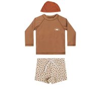 BACKYARD FAMILY/バックヤードファミリー BACKYARD FAMILY ベビー キッズ 水着 セパレート 帽子付き UVカット gsw6041【返品不可商品】/506123712