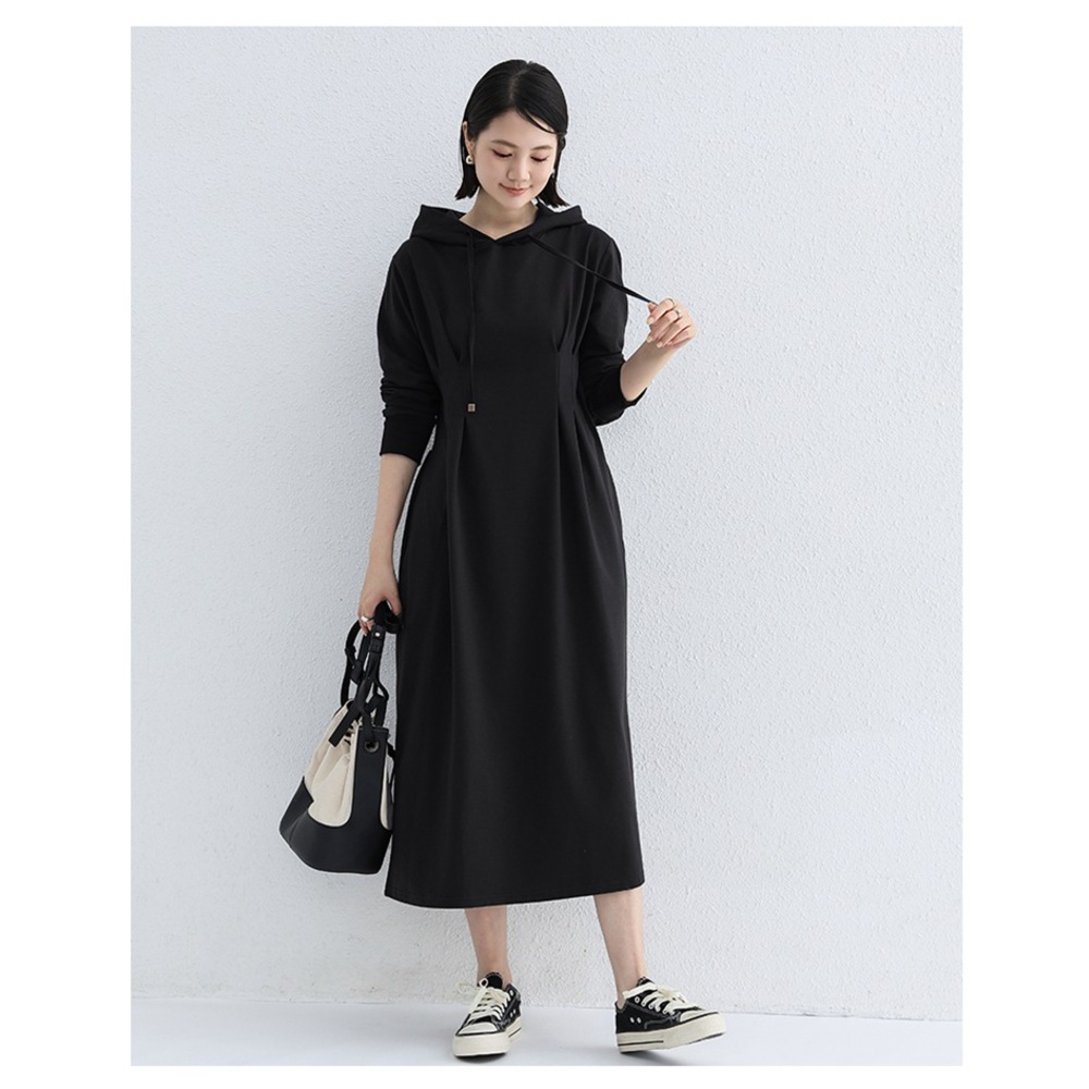 ♡familiar♡長袖ワンピース♡100♡美品♡ パーカーワンピース 長袖 レディース 体型カバー(506123876