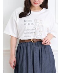 Re-J＆SUPURE/線画リボンTシャツ/506124392