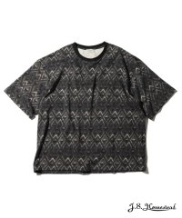 J.S Homestead/【J.S.Homestead】FOLK CRAFT PRINT PKT TEE/506124437