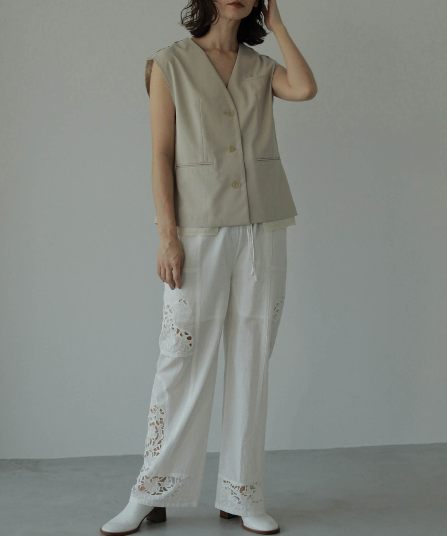 ànuke anuke Cutoff twil vest アンヌーク ANUKE アンヌーク Cutoff Twill Vest 即日発送 : RAPTURE - 通販
