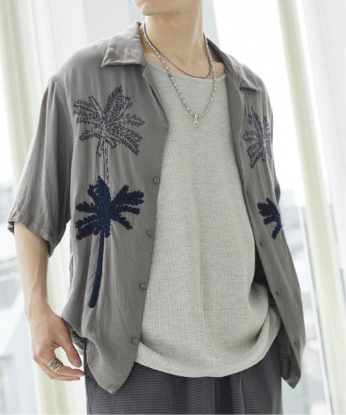 セール】NOMA t.d. / ノーマ ティーディー別注 レーヨン刺繍シャツ 