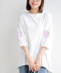 rps/刺繍スリーブ７分袖カットプルオーバー/505272963