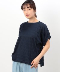 ONIGIRI/シアーボーダー　ドルマンスリーブＴシャツ/506097917