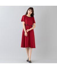 Rose Tiara(L SIZE)/プリーツ＆配色切替ワンピース/506125407