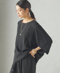 SHIPS WOMEN/〈手洗い可能〉アセテート混 バック サテン ドルマン ブラウス/506125426