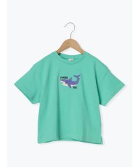 Samansa Mos2 Lagom/サメ刺繍Tシャツ/506125498