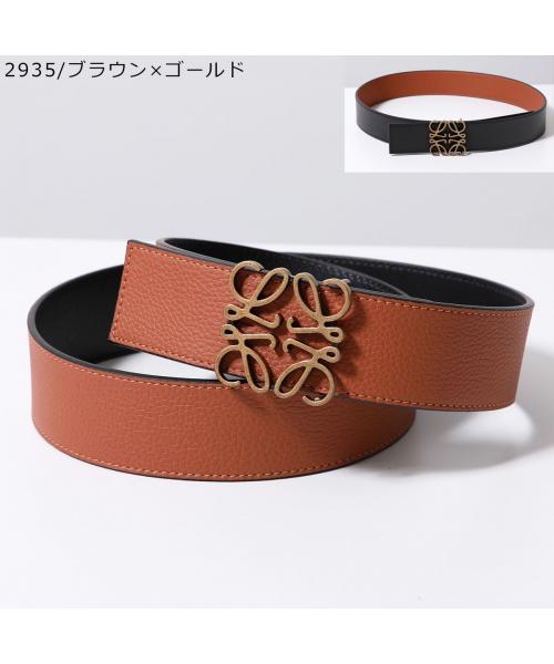 セール 21%OFF】LOEWE ベルト ANAGRAM BELT リバーシブル(506125665 