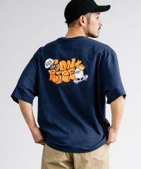 Rocky Monroe/プリントTシャツ 半袖 バックプリント メンズ レディース ワンポイント 刺繍 発砲プリント カットソー クルーネック グラフィック オーバーサイズ ビッグシル/506125739
