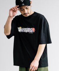 Rocky Monroe/プリントTシャツ 半袖 バックプリント メンズ レディース ワンポイント 刺繍 発砲プリント カットソー クルーネック グラフィック オーバーサイズ ビッグシル/506125739