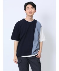 m.f.editorial/切替 レイヤード風 クルーネック半袖Tシャツ/506126147