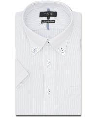 TAKA-Q/ノーアイロンストレッチ スタンダードフィット ボタンダウン ニットシャツ 半袖 シャツ メンズ ワイシャツ ビジネス ノーアイロン 形態安定 yシャツ 速乾/506126149