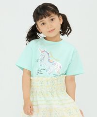 SHIPS Colors  KIDS/《一部追加予約》SHIPS Colors:スパンコール ステッチ プリント TEE(100~130cm)◆/506127046