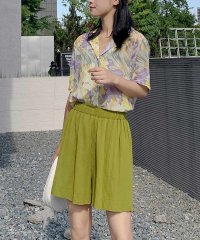 maison de LATIR/メゾンドラティール maison de LATIR 夏に大活躍！速乾生地！形状記憶上品ワイドプリーツパンツ。/501996993