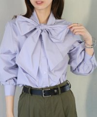 MAISON BREEZE reveur/メゾンブリーズレヴール MAISON BREEZE reveur ボウタイブラウス リボンタイ ブラウス シャツ 長袖 サイドスリット ボリューム袖 無地/506121592