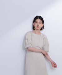 N Natural Beauty Basic/バックリボンジャガードワンピース《S Size Line》/506131302