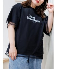Re-J＆SUPURE/チュールレイヤードロゴTシャツ/506132528