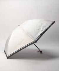 Aquascutum/Aquascutum （アクアスキュータム） 大きめサイズのシンプルWボーダー晴雨兼用傘（折りたたみ・ミニ傘）/506121916