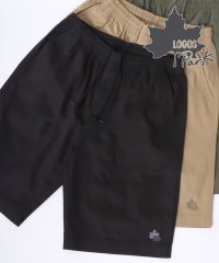 LAZAR/【Lazar】LOGOS Park/ロゴスパーク コットンツイル ロゴ ワンポイント刺繍 無地 ショートパンツ/ショーツ/レディース メンズ ハーフパンツ/506078938