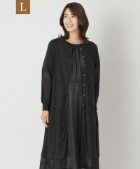 TO BE CHIC(L SIZE)/【L】セルロースアクリル ロングカーディガン/506098819