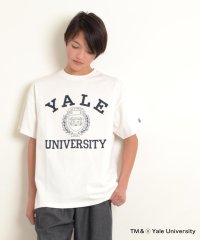 GLAZOS/【YALE】コットン・半袖カレッジプリントTシャツ/506162355
