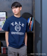 GLAZOS/【YALE】コットン・半袖カレッジプリントTシャツ/506162355