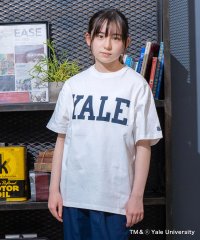 GLAZOS/【YALE】コットン・半袖YALEロゴTシャツ/506162362