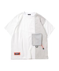 GLAZOS/【Penfield】【防汚加工】異素材切り替えデザイン半袖Tシャツ/506162363