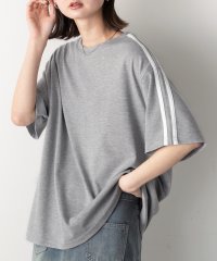 ad thie/【2024SS新作】サイドライン　スムースTシャツ/506163907