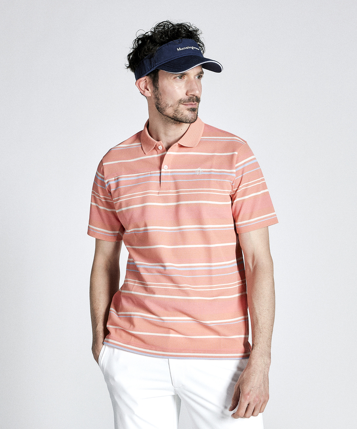 マンシングウェア ゴルフ 麻混 シャツ ホワイト Lサイズ