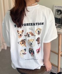 NICE CLAUP OUTLET/犬集合Tシャツ/506126447
