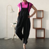 Sawa a la mode/サワアラモード Sawa a la mode スタイルアップが叶うサロペットパンツ/506167872