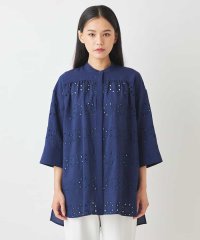 HIROKO BIS/アイレット刺繍デザインチュニックシャツ/506168840