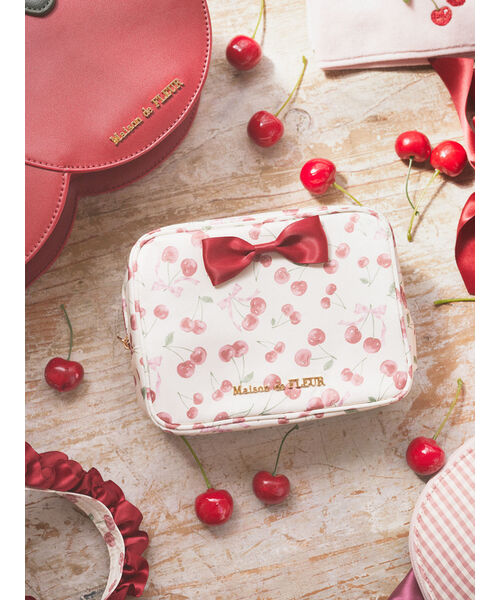 憧れの Maison フルール ド 30%OFF】メゾン セール de チェリー FLEUR 財布・ケース・小物入れ