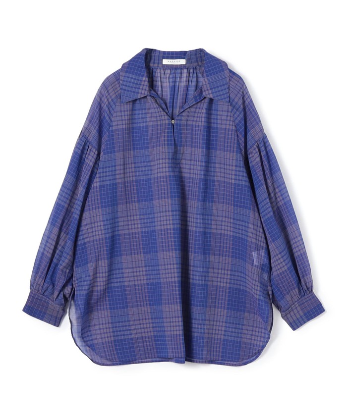 【MACPHEE】コットンオーガンジーチェック チュニックシャツ 楽天市場】【SALE／40%OFF】コットンオーガンジーチェック