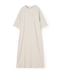 GALERIE VIE/コットンシルクカノコ クルーネックワンピース/506172292