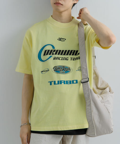 セール 60%OFF】フェードロゴグラフィックTシャツ(5分袖