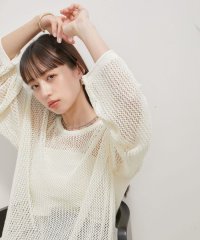 VIS/メッシュサマーニットトップス/506173410