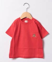 petit main/【タフコットン】クマ刺しゅうTシャツ/506158644