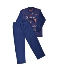 adabat/ アダバット adabat ルームウェア 部屋着 パジャマ セットアップ ナイトウェア メンズ 前開き 上着 チャコール ネイビー 0227－95/506170783