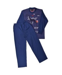 adabat/ アダバット adabat ルームウェア 部屋着 パジャマ セットアップ ナイトウェア メンズ 前開き 上着 チャコール ネイビー 0228－95/506170784