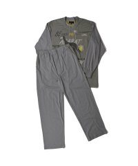 adabat/ アダバット adabat ルームウェア 部屋着 パジャマ セットアップ ナイトウェア メンズ 前開き 上着 チャコール ネイビー 0228－95/506170784