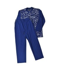 adabat/ アダバット adabat ルームウェア 部屋着 パジャマ セットアップ ナイトウェア メンズ 前開き 上着 チャコール ネイビー 0230－95/506170786