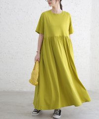 Doux Belle/ドゥー ベル Doux Belle コットン100％マキシワンピース ロング丈 半袖/506172361