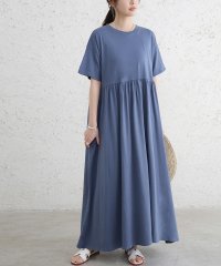 Doux Belle/ドゥー ベル Doux Belle コットン100％マキシワンピース ロング丈 半袖/506172361